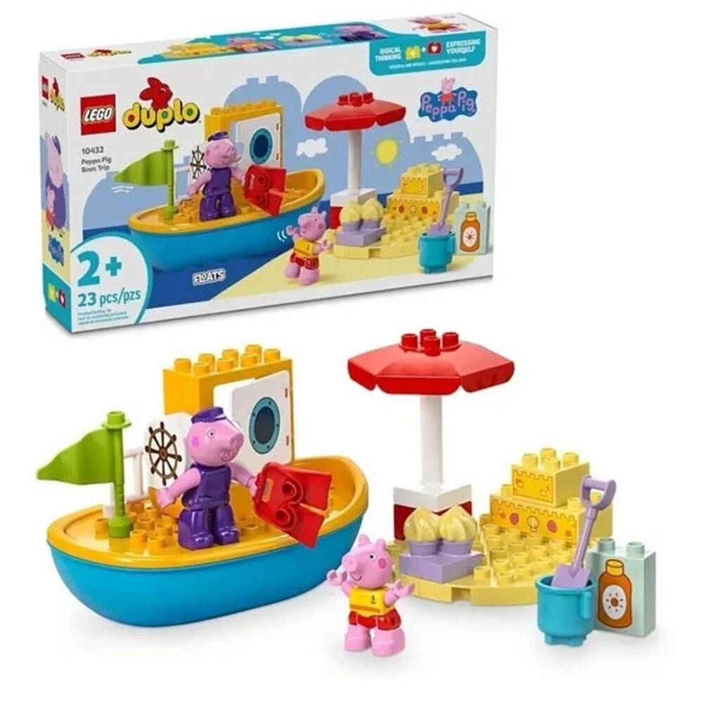 10432 LEGO® DUPLO® Peppa Pig Boat Trip Building Block for Toddlers (23 Pieces)